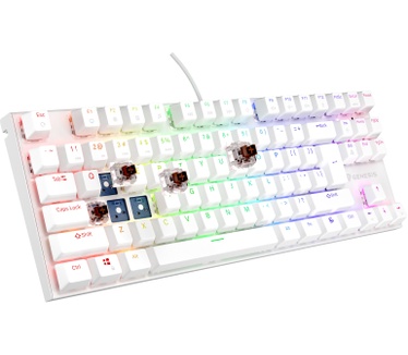 Genesis Thor 303 TKL, Outema Brown, Qwerty US, Wit
