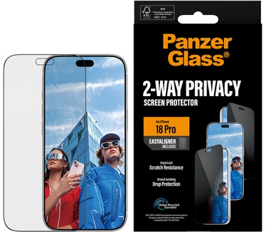 PanzerGlass PanzerGlass® 2-Way Privacy Screen Protector iPhone 2026 Pro | Ultra-Wide Fit w. EasyAligner