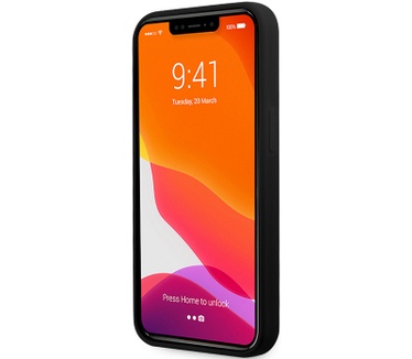 Mercedes-Benz Mercedes-AMG Silicone Two Tones iPhone 13 Pro Max 6.7" Zwart/Wit Zwart