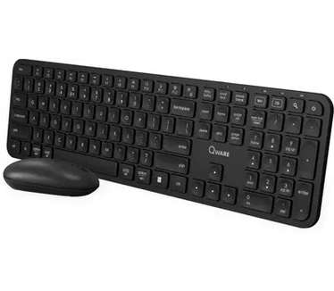 Qware Wireless Dekstop Combo Eastbourne Zwart
