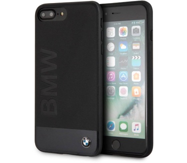 BMW Originele Signature Hybrid Back Cover Hoesje voor de Apple iPhone 6 Plus / 6S Plus / 7 Plus en 8 Plus - Zwart (iPhone 6 Plus / 6S Plus / 7 Plus en 8 Plus) Zwart