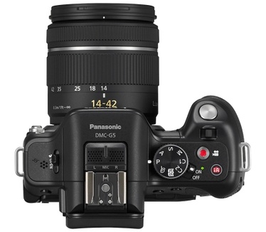 Panasonic Lumix DMC-G5 + 14-42mm + 45-150mm Zwart