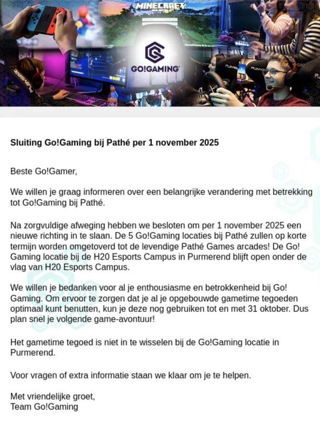 Go!Gaming en Pathé via Discord
