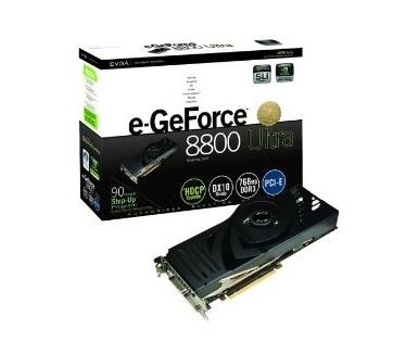 eVGA GeForce 8800 Ultra 768MB DDR3 (PCI-e, 2xDVI) 768-P2-N881-AR
