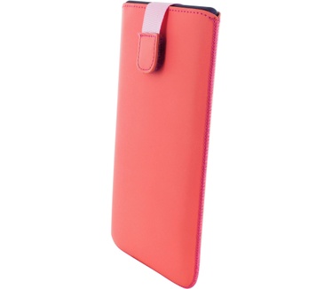 Mobiparts Premium Pouch Size 5XL Peach Pink
