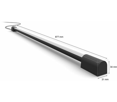 Philips Hue Play - Gradient Light Tube - White & Color - Zwart Klein