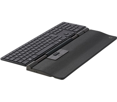 Contour Design RollerMouse Pro (bedraad) met Extended polssteun in stof Donkergrijs