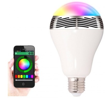 qMust Playbulb Color Bluetooth Speaker - lamp met speaker - E27 fitting