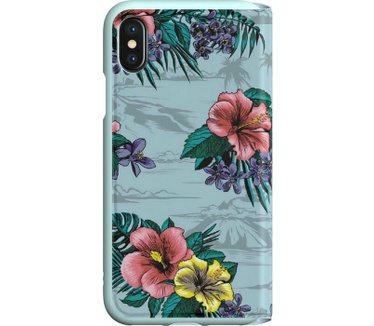 Adidas Floral Book Case voor Apple iPhone X/XS (5.8") - Grijs Grijs