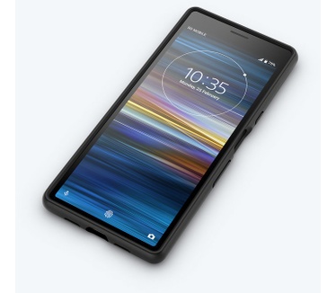 Sony Xperia 10 Style Cover Solid SCBI10 - Zwart (Xperia 10) Zwart