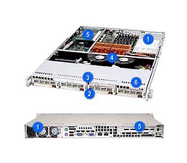 Supermicro SC813S-500C