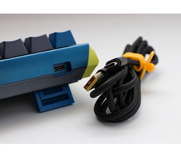 Ducky One 3 Mini, solid keycaps, MX Silent, Qwerty US, Blauw