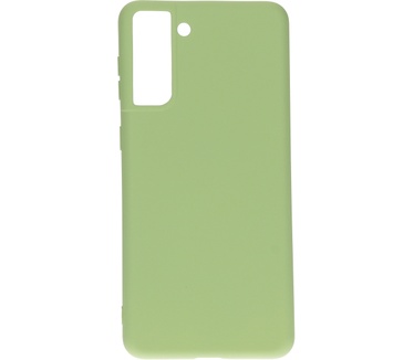 Mobiparts Silicone Cover Samsung Galaxy S21 Plus Pistache Green