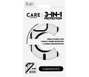 PanzerGlass CARE by PanzerGlass® Flagship 3-in-1 Privacy Bundle iPhone 16 Pro