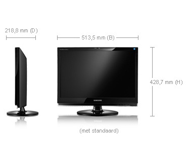 Samsung Syncmaster 2263UW Zwart