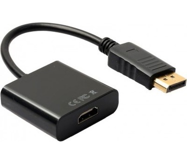 qMust DisplayPort Male naar HDMI Female kabel - 20cm