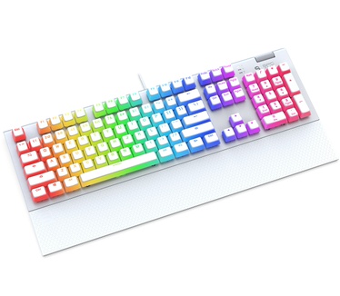 SPC Gear GK650K Omnis RGB Onyx White Pudding Edition (Kailh Red, Qwerty US)