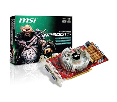 MSI N250GTS-2D512-OC