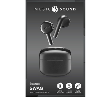 Music Sound Swag (Zwart)