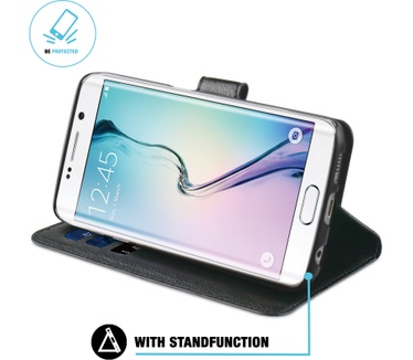 BeHello Samsung Galaxy S6 Edge Wallet Case Black
