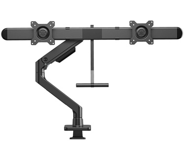ACT Monitorarm office premium, gasveer, crossbar, 2 monitoren