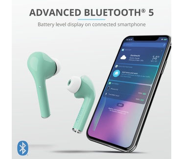 Trust Nika Touch Bluetooth Wireless Earphones (Groen)