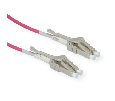 Roline Glasvezelkabel 50/125µm OM4, LC/LC, Low-Loss connector, violet, 7 m