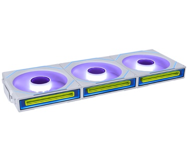 Lian Li UNI FAN SL-INF Wireless 120 Reversed Blade, Triple pack met controller, Wit, 120mm