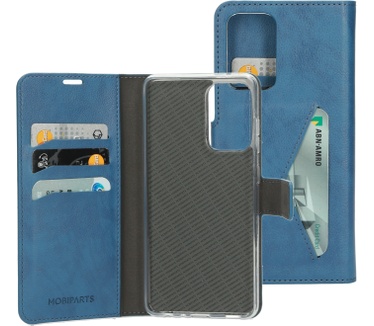 Mobiparts Classic Wallet Case Samsung Galaxy A52 5G (2021) Steel Blue (Galaxy A52 4G (2021), Galaxy A52 5G (2021)) Blauw