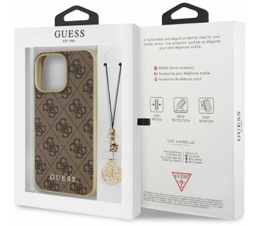 Guess 4G Charms Hard Case Apple iPhone 13 Pro Max (6.7") - Bruin Bruin