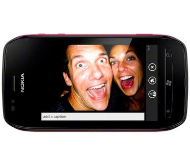 Nokia Lumia 710 Roze, Zwart