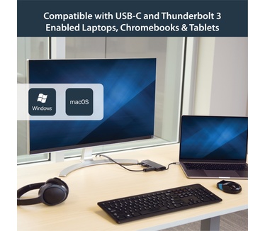 Startech.com USB-C multiport adapter SD kaartlezer Power Delivery 4K HDMI GbE 2x USB 3.0