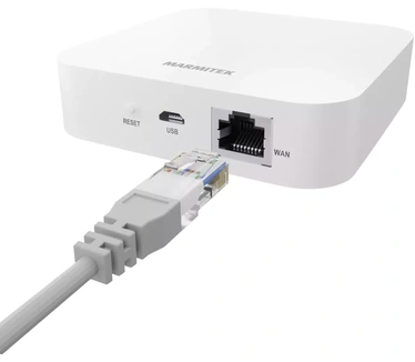 Marmitek Link ME-Hub 3.0-LAN Bridge sensoren (sensors) en toetsen (buttons) Zigbee gateway, wit