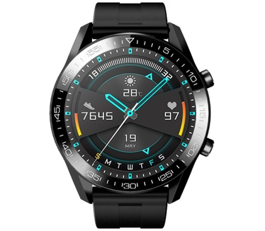 Denver Smart Watch/1.3inch c-display/GPS/Black