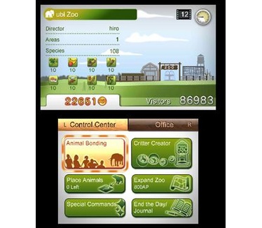 Zoo Resort 3D, Nintendo 3DS