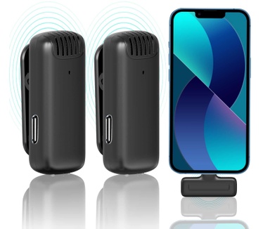 Ulanzi J12 Draadloze smartphone microfoon Lightning