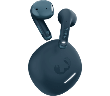 Hama Fresh 'n Rebel Twins Core 2 - Draadloze oordopjes - Bluetooth oortjes met 40 uur speeltijd - Met Microfoon en App - Steel Blue Groen