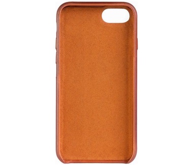 Senza iPhone 7/8 Lederen cover met Card slot Burned Cognac