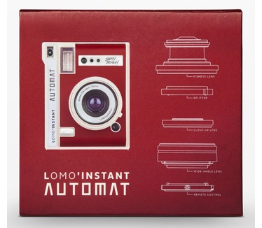 Lomography Lomo'Instant Automat (South Beach Edition) + 3 Lenses Rood
