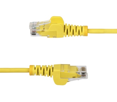 Startech.com 1m Dunne CAT6 Ethernet Kabel, Geel, Snagless, 100W PoE, UTP, LSZH, 28AWG Pure Koperdraad, Slim RJ45 Netwerk Patchkabel met Trekontlasting, Fluke Getest