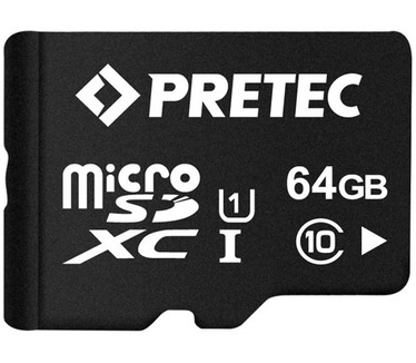 Pretec 32GB microSDXC Card UHS-I (CL10) + 1 adapter
