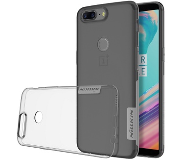 Nillkin Nature TPU Hoesje voor OnePlus 5T - Grijs  Grijs
