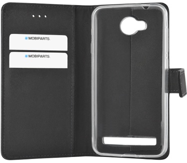 Mobiparts Premium Wallet TPU Case Huawei Y3 II Black
