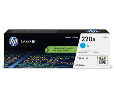 HP 220A originele LaserJet-tonercartridge, cyaan
