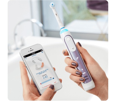 Oral-B Genius 10100S Orchid Purple Elektrische Tandenborstel Powered By Braun