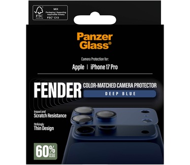 PanzerGlass PanzerGlass® Fender Camera Protector Deep Blue iPhone 17 Pro