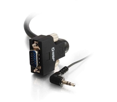 CablesToGo 5m VGA270+RA 3.5mm M/M