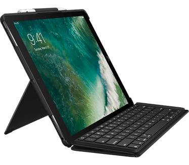 Logitech Slim Combo Ipad Pro 12.9 Case met afneembaar verlicht toetsenbord & connector (2017)