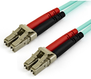 Startech.com 15 m OM3 LC naar LC Multimode Duplex optische glasvezel netwerkkabel Blauw