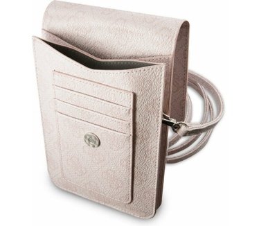 Guess 4G Triangle Logo Heuptas met Riem (tot 7 Inch) - Roze Roze